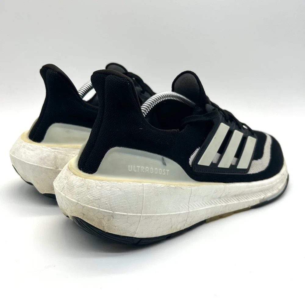 Adidas Ultraboost Light Shoes Mens 10.5 Black White Running Lightweight Sport